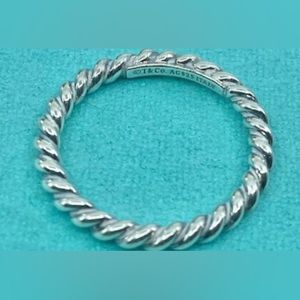 Tiffany & Co. Sterling Silver Twist Ring